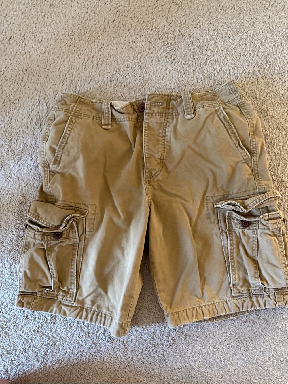 Hollister Khaki Cargo Shorts Size 32